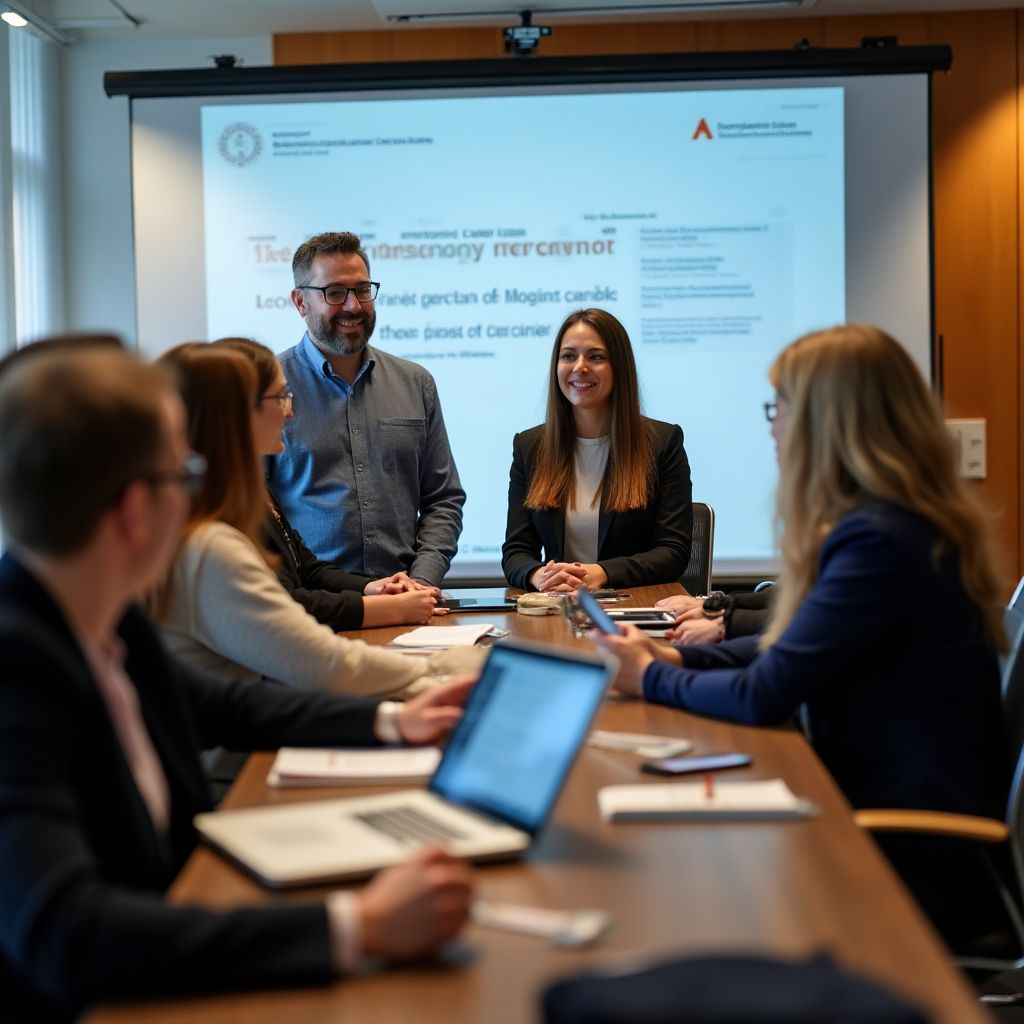 Career coaching workshop session professionals learning