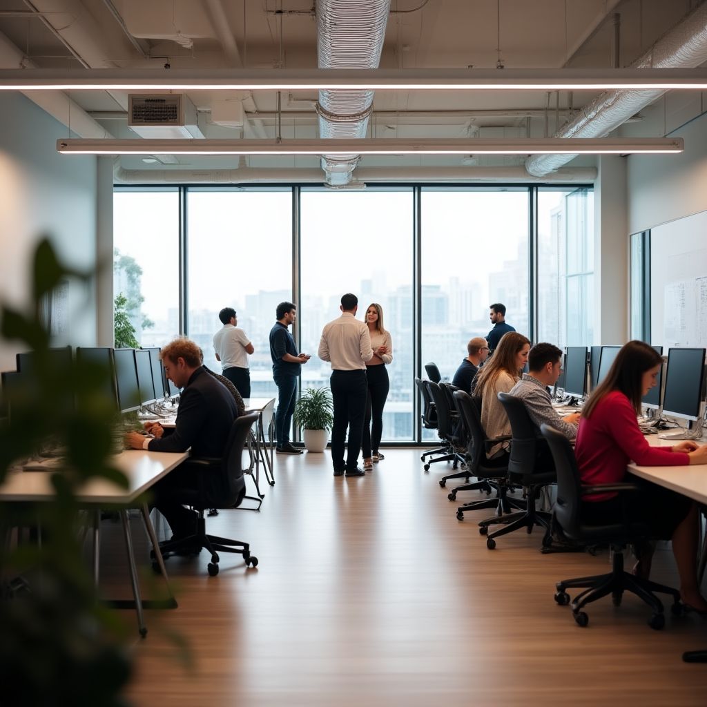 Modern Australian office workspace